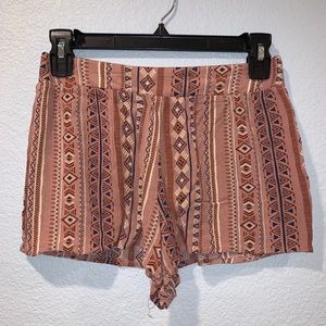 Tribal print shorts